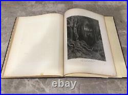 Vintage THE RIME OF THE ANCIENT MARINER, ILLUSTRATED BY GUSTAVE DORE, 1877 Book