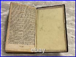Vintage The Holy Bible Old and New Testaments 1849 ANTIQUE BIBLE Oxford -5649
