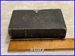 Vintage The Holy Bible Old and New Testaments 1849 ANTIQUE BIBLE Oxford -5649