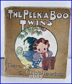 Vintage The Peek-A-Boo Twins Drawn By Chloe Preston And Verses By Tom Preston