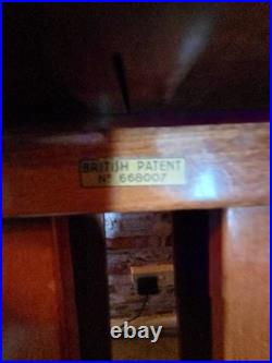 Vintage Wooden English Gentleman's Valet/ Nightstand. Circa 1950. Rare Find