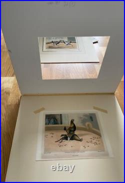 Vintage, antique Art, Cock Fighting set of 4 1840 Old English Game Engraving OEG