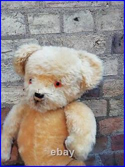 Vintage antique Jointed English Large 25 Golden traditional Teddy Bear Bobbi