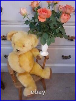 Vintage antique Jointed English Large 25 Golden traditional Teddy Bear Bobbi