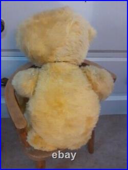 Vintage antique Jointed English Large 25 Golden traditional Teddy Bear Bobbi