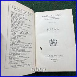 Vintage the novels of Balzac Boston 1880s & 1890s set of 22 Very Rare Antiques