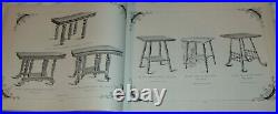 Vtg 1894 Furniture Dealer Catalog! Chairs Of All Types/tables/bedrooms/mirrors++