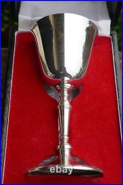 Vtg. English Sterling Queen Elizabeth Jubilee Hallmarked Chalice In Original Box