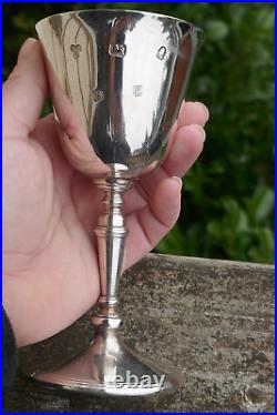 Vtg. English Sterling Queen Elizabeth Jubilee Hallmarked Chalice In Original Box