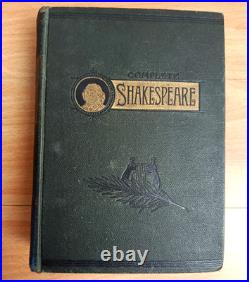 WILLIAM SHAKESPEARE'S COMPLETE WORKS in One Volume New York Antique Vintage C. 19
