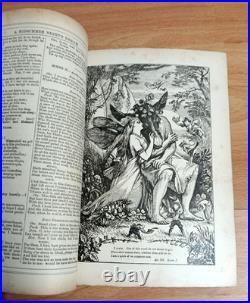 WILLIAM SHAKESPEARE'S COMPLETE WORKS in One Volume New York Antique Vintage C. 19