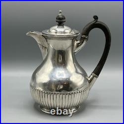 Walker & Hall Antique Silver Plated Hot Water Jug or Coffee Pot Victorian Vtg