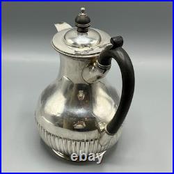 Walker & Hall Antique Silver Plated Hot Water Jug or Coffee Pot Victorian Vtg