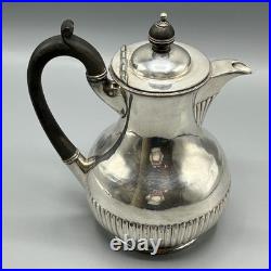 Walker & Hall Antique Silver Plated Hot Water Jug or Coffee Pot Victorian Vtg