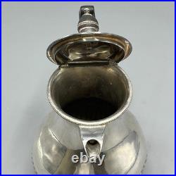 Walker & Hall Antique Silver Plated Hot Water Jug or Coffee Pot Victorian Vtg