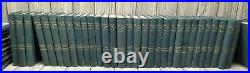 Waverley Novels Incomplete Set Of 31 By Walter Scott Vintage Antique Blue Books