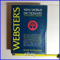 Webster's English-English Dictionary Antique Large Heavy 40+ Year Old Vintage