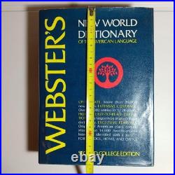 Webster's English-English Dictionary Antique Large Heavy 40+ Year Old Vintage