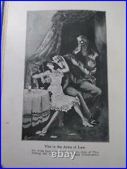 White Slave Hell Antique Book Vtg 1910 HC Rare VHTF Sex Trafficking Chicago