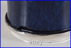 William Barnes Studio Art Pottery Fish Scale Flambe Vase English Vintage Antique