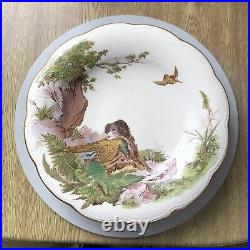 William Brownfield Antique English Sylvan Retriever Pheasant Scene Vintage Plate
