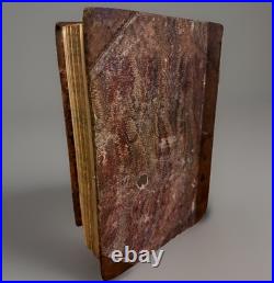 Works Of Robert Burns Vol 1 BLACKIE AND SON Leather Antique Vintage Book c. 1861